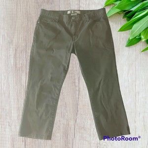 Gap Original Low Rise Cropped Jeans Size 12 Taupe